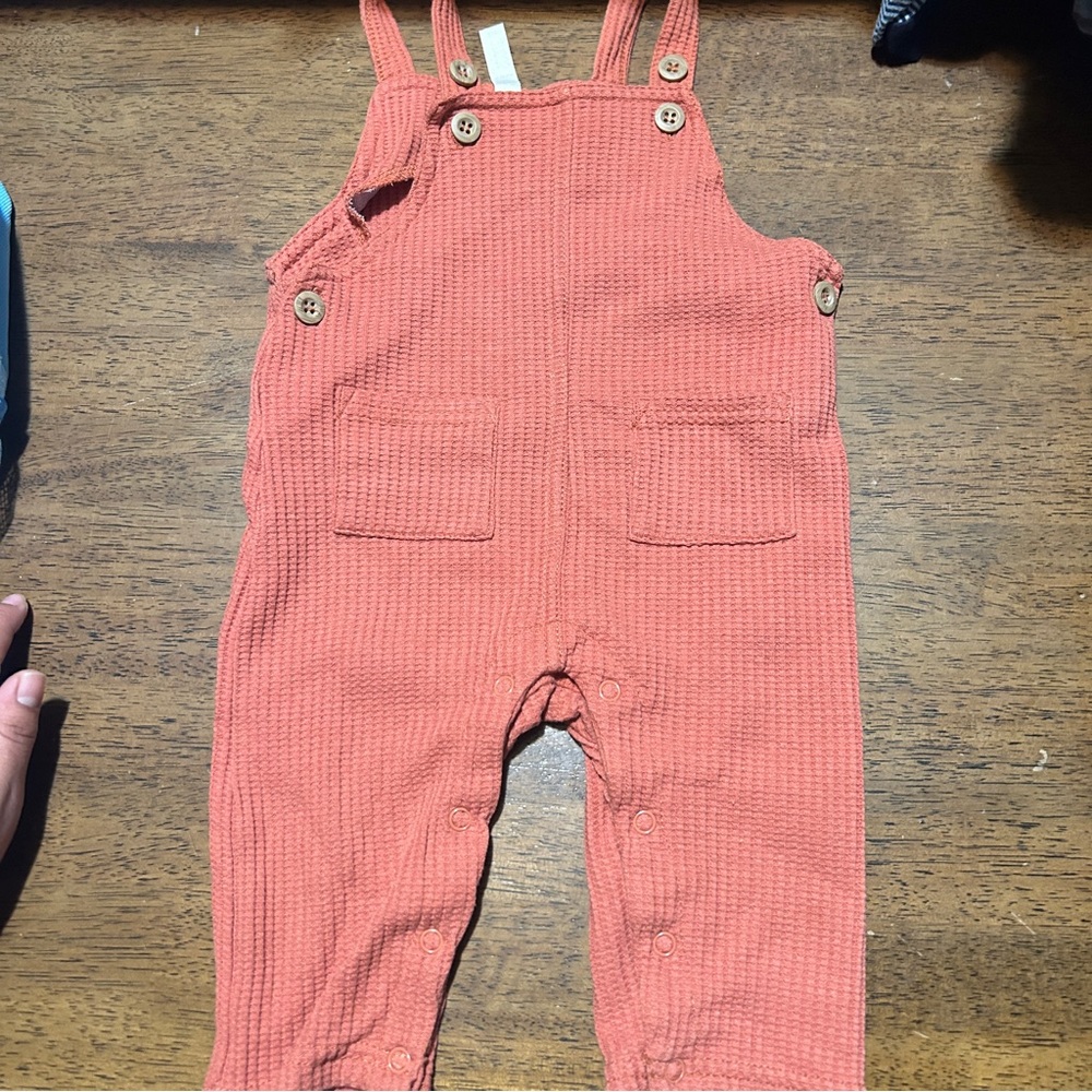 Kids Coral Overalls